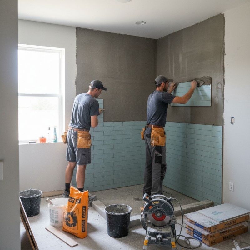 Tile Shower Floor Installation in Longmont, CO