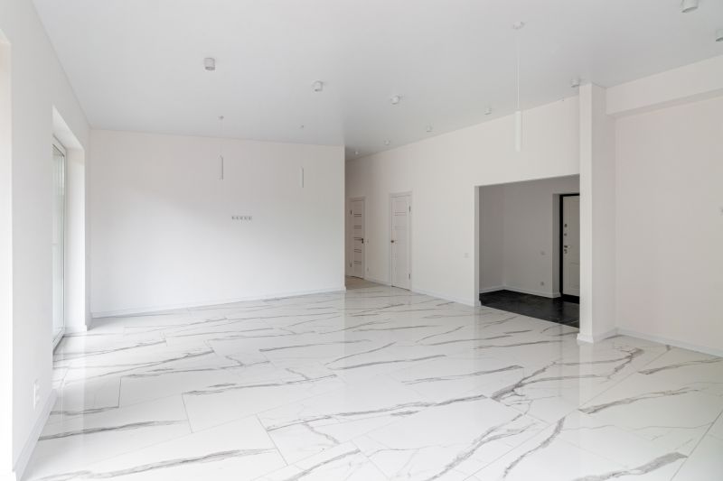 White Marble Tile Installation in Olathe, KS