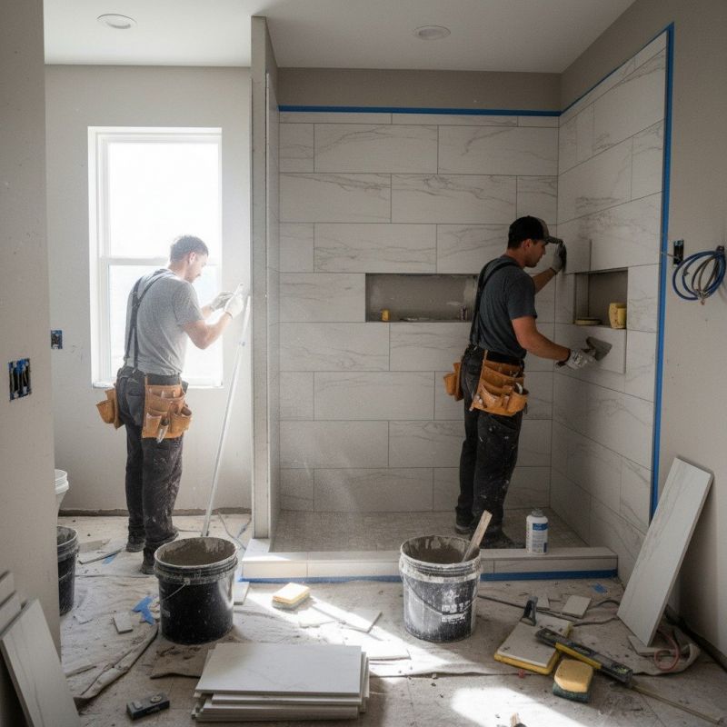 Shower Floor Tiling in Denver County, CO